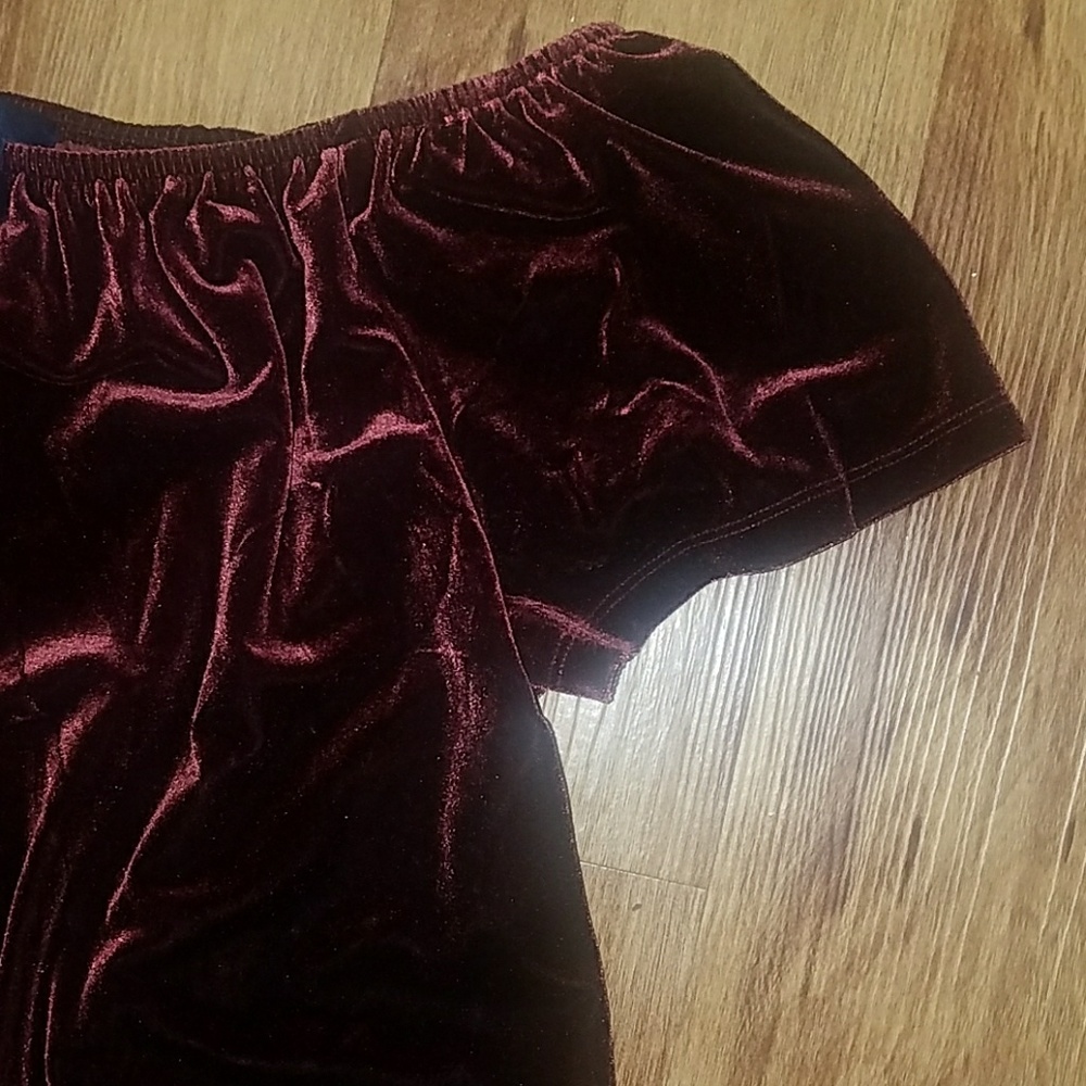 Gap Womens Velvet off-shoulder Top - Picture 5 of 5